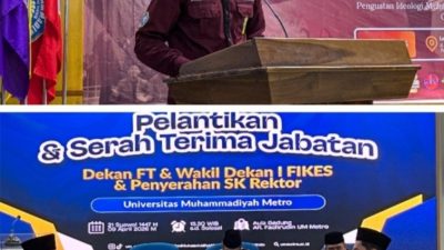 Dinilai Cacat dan Perlu Evaluasi ! Pergantian Dekan FT UM Metro Tidak Sesuai Dengan Pasal 41 “Prosedur Pengangkatan Pimpinan Fakultas” Statuta UM Metro*